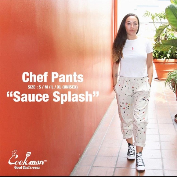 SOLD Cookman USA Sauce Splash chef pants - Picture 3 of 5